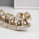 Souvenir Polystone Rhinestone "Caravan of Seven Elephants" 9x32.5x3.5 cm