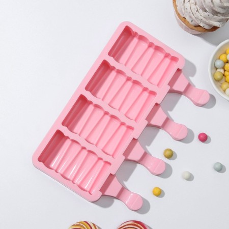 Ice Cream "Venice", silicone, 19.6 × 11 × 2.4 cm, 4 cells, color mix