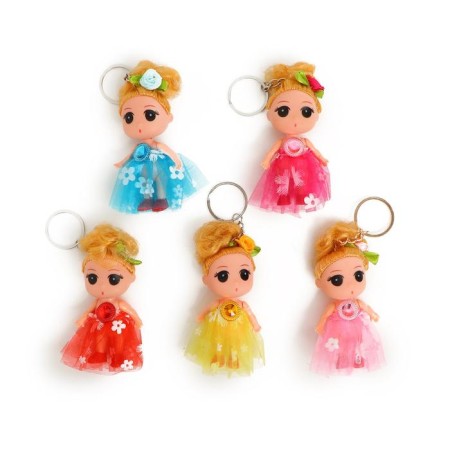 Куколка «Модница» на брелоке, цвета МИКС-4