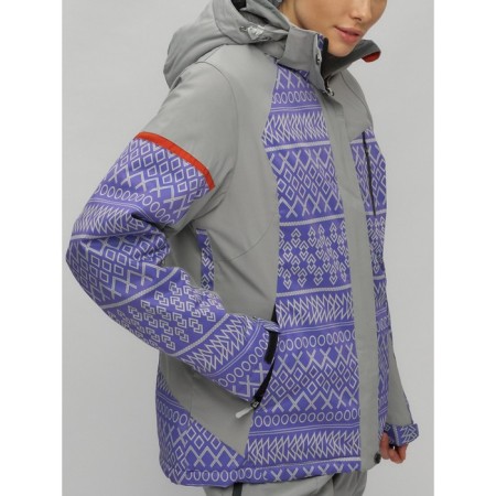 Ski suit, size 60, purple color-6
