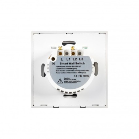 Sibling Powerlite-WS1W switch, wireless, sensory, 1 key, white color-2