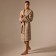 Wafel dressing gown Male SL Home: Chess "Sabbia", size S, 100% cotton, 340 g/m2