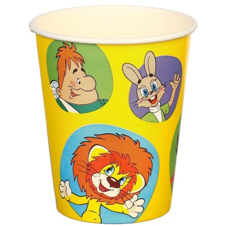 Paper glass "Happy Birthday!", 250 ml, Soyuzmultfilm-1