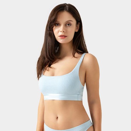 Bustier female, color blue illusion, size 48 (l)-1