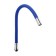 Pour for the Zein mixer, 3/4 ", flexible, silicone, stainless steel, 50 cm, plastic mesh, blue