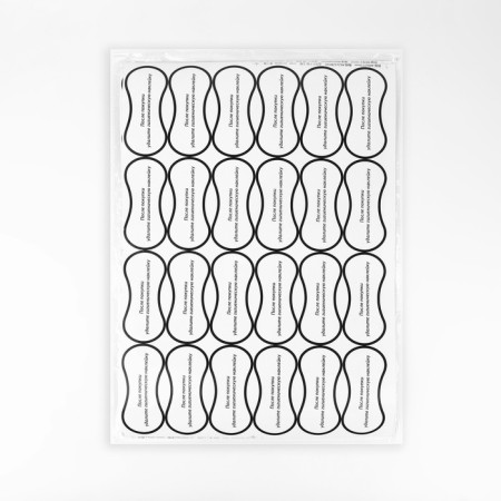 Hygienic stickers for panties, 96 pcs, 5 × 11 cm, transparent color-6