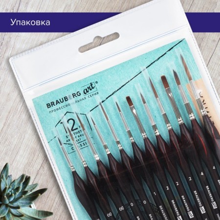 System of Synthetics 12 pieces, Brauberg Art Classic, ergonomic handles-21