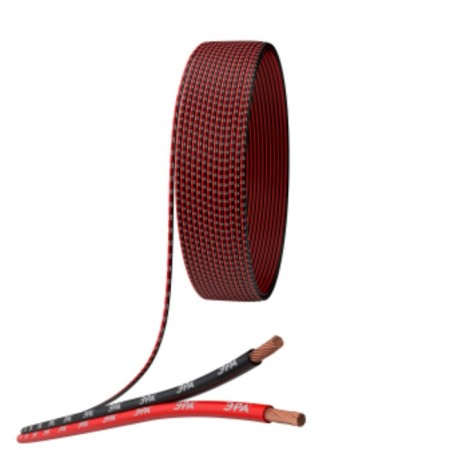 Acoustic cable era 2x1.00 mm2 red-black, 100m