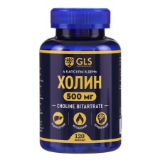Choline GLS for brain and weight loss, 120 capsules of 400 mg