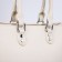 Bag Female Tout with zipper, white color