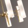 Freya FR5368CL-14BS FIRE, 435x355x320 mm ceiling lamp, E14, 14x40W, brass color