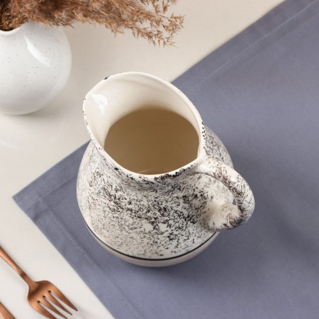Jug "baby", ceramics, gray, 1.5 l, Iran-1