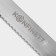 Biscuit knife large teeth, blade length 25 cm, wooden handle, blade thickness 1 mm