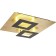 Ceiling light Mantra Dalia, Led, 3360lm, 3000k, 500x500x77 mm, black color