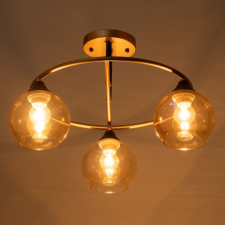 Sicily chandelier 3x60W E27 gold 49x49x25.5cm-2