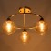 Sicily chandelier 3x60W E27 gold 49x49x25.5cm
