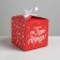 Folding box "Happy New Year", 12 x 12 x 12 cm, new year