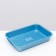 Medium pearl toilet with a mesh of 36 x 26 x 6.5 cm blue