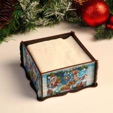 Salvetnitsa square New Year's heroes, 14x14x7.3 cm