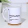 Name mug, sublimation "necessary", with the application