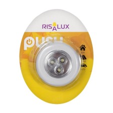 Night Pushlite 3XLED white 6.5x6.5x2.3 cm Risalux