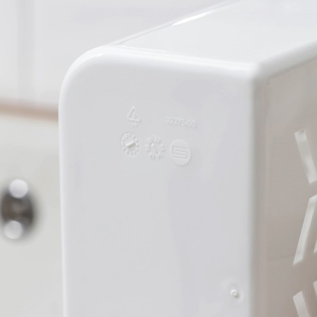 Storage basket suspended, 17 × 12 × 34 cm, white color-2