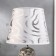 HELP LAM 36650/1 E14 40W White-Serebly H32.5 cm
