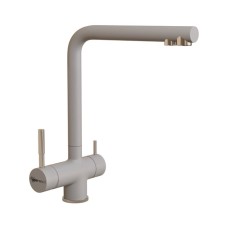 Kitchen mixer Uperwood UPD-005, with a channel for filtered water, color 03 satin/smoke