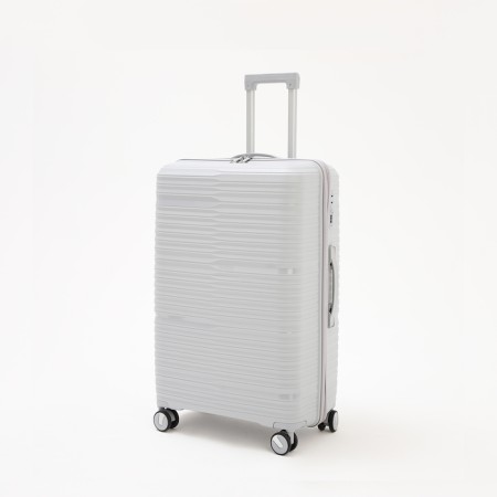 Big suitcase 28 ", lightning department, code castle, 4 wheels, gray color.