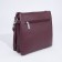 Cross-Bodi bag with zipper, burgundy color