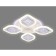LED ceiling LED with Ambrella Light, Ice, FA280, 4XLED, 69 W, 5175LUM, 3000-6400K, white color.