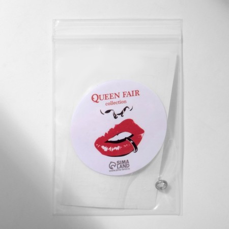 Washing for piercing made of stainless steel “cone”, white color in silver, thread 0.07 mm-2