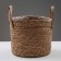Kashpo wicker "Kenya" cylinder with handles, 25.5x25x23 cm, natural