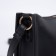 Bag Cross-Bodi with a zipper, black color
