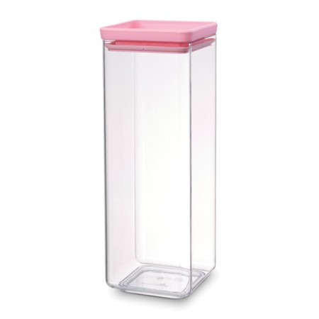 Rectangular container Brabantia Tasty Colows, Pink color, 2.5 liters