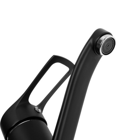 Zein Z3823 kitchen mixer, single -leaf, pour length 15 cm, 35 mm cartridge, black-5