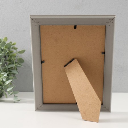 Photo frame plastic 13x18 cm "Tanzania" silver 21.7x16.7x1.2 cm-4