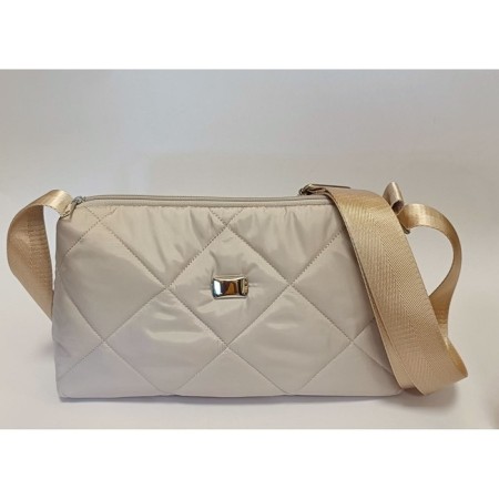 Melodia bag Latte quilted fabric