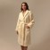 Tainted female bathrobe SL Home: Basic "Aivori", size S, 100% cotton, 420 g/m2