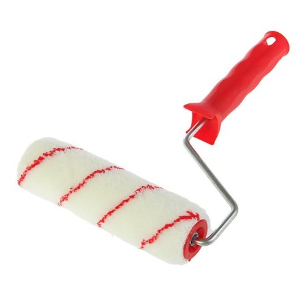Matrix roller nylon standard 80884, polyamide, 180 mm, pile 9 mm, d = 40 mm, handle d = 6 mm