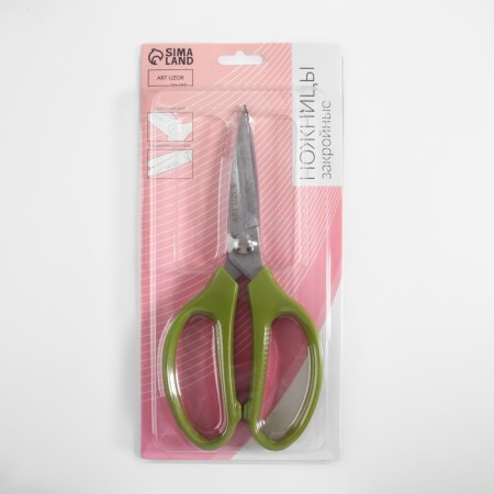 Clothing scissors, mowed blade, 8 ", 21 cm, color mix-5
