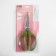 Clothing scissors, mowed blade, 8 ", 21 cm, color mix