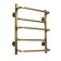 Water heated towel rail Domoterm "Orpheus", P5, 5 crossbars, 500 x 700 mm, bronze