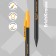 Mechanical pencil with Erichkrause "XS Clip Accent", NV, Grifel D = 0.7 mm, in the box, mix