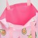 Chopper for children for a girl "Avocado", without a zipper, without lining, pink color