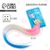 Hair clips, colored strand "You are a miracle!"