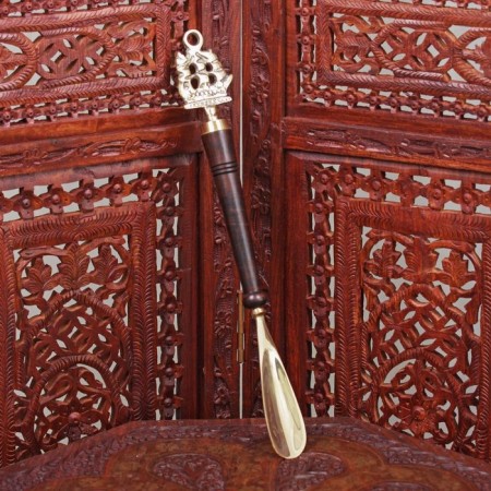 Spoon for shoes "ship" Brass 36x5x2.5 cm