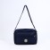 Bag Cross-Bodi with a zipper, blue color