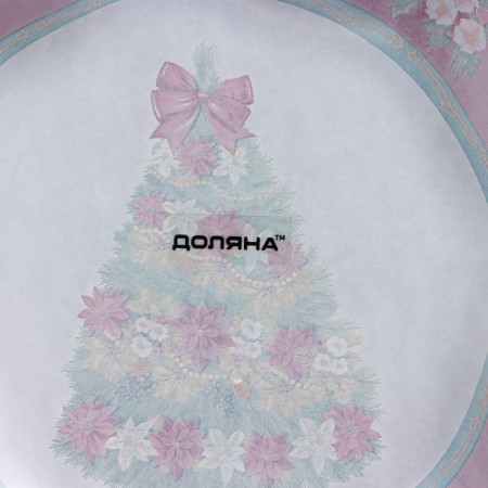 Glass Glass Daulay "New Year's spruce", 400 ml, 19 × 3.7 cm-4