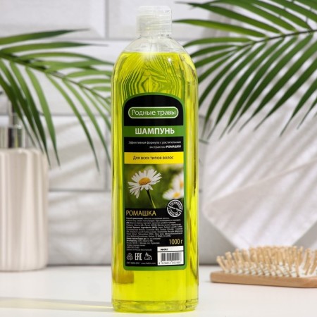 Shampoo "Native Herbs", for all types of hair, with chamomile, 1000 ml